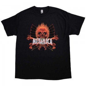 Metallica Unisex T-Shirt: Rebel (Black) (Large)