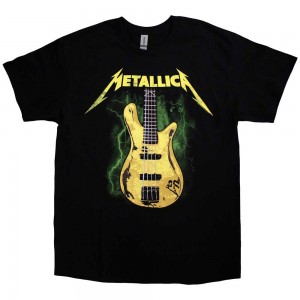 Metallica Unisex T-Shirt: Trujillo M72 Bass (Black) (Small)
