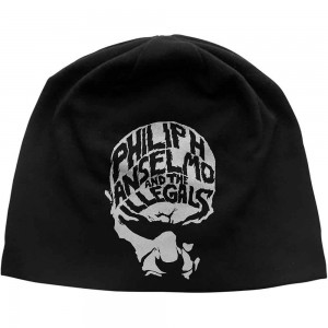 Philip H. Anselmo & The Illegals Unisex Beanie Hat: Face (Black)