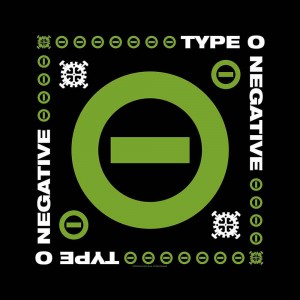 Type O Negative Unisex Bandana: Negative Symbol (Black)