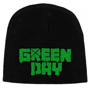 Green Day Unisex Beanie Hat: Logo (Black)