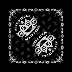 Five Finger Death Punch Unisex Bandana: Knuckles (Black)