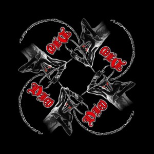 Dio Unisex Bandana: Holy Diver/Murray (Black)