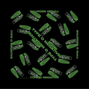 Type O Negative Unisex Bandana: Coffins (Black)