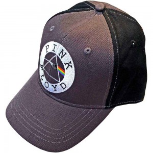 Pink Floyd Unisex Baseball Cap: Circle Logo (Charcoal Grey & Black) (2-Tone)