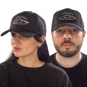 Pink Floyd Unisex Baseball Cap: The Dark Side of the Moon Black Border (Black)