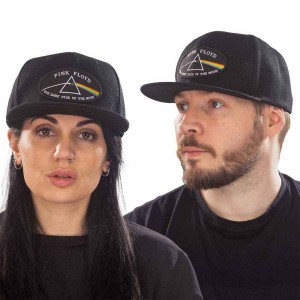 Pink Floyd Unisex Snapback Cap: The Dark Side of the Moon Black Border (Black)