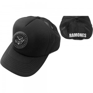 Ramones Unisex Mesh Back Cap: Presidential Seal (Black)
