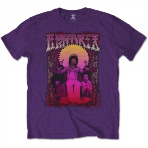 Jimi Hendrix Unisex T-Shirt: Karl Ferris Wheel (Purple) (Small)