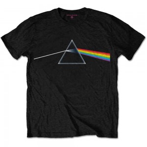 Pink Floyd Unisex T-Shirt: Dark Side of the Moon Album (Black) (Medium)
