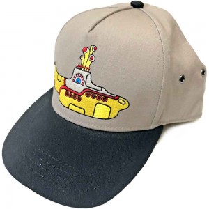 The Beatles Unisex Snapback Cap: Yellow Submarine (Black & Sand)