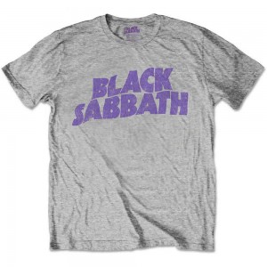 Black Sabbath Kids T-Shirt: Wavy Logo (Heather Grey) (11-12 Years)