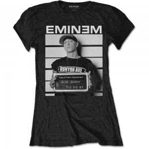 Eminem Ladies T-Shirt: Arrest (Black) (XX-Large)