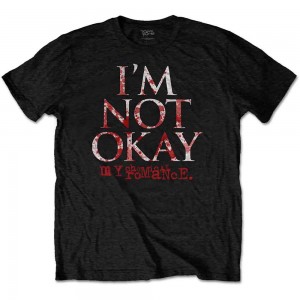 My Chemical Romance Unisex T-Shirt: I´m Not Okay (Black) (Large)