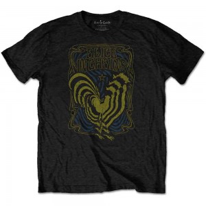 Alice in Chains Unisex T-Shirt: Psychedelic Rooster (Black) (XX-Large)