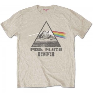 Pink Floyd Unisex T-Shirt: Pyramids (Sand) (X-Large)