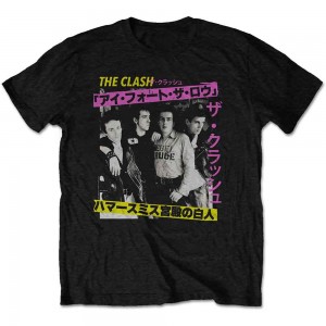 The Clash Unisex T-Shirt: London Calling Japan Photo (Black) (XX-Large)