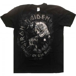 Iron Maiden Kids T-Shirt: Number Of The Beast (Black) (11-12 Years)