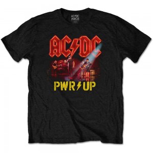 AC/DC Unisex T-Shirt: Neon Live (Black) (Small)