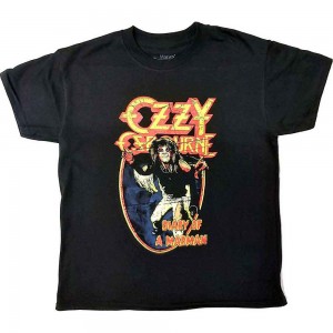 Ozzy Osbourne Kids T-Shirt: Vintage Diary of a Madman (Black) (5-6 Years)