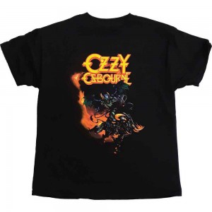 Ozzy Osbourne Kids T-Shirt: Demon Bull (Black) (9-10 Years)