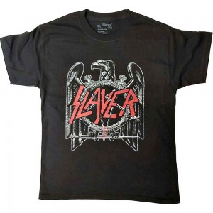 Slayer Kids T-Shirt: Black Eagle (Black) (9-10 Years)