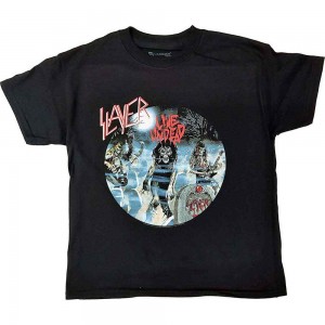Slayer Kids T-Shirt: Live Undead (Black) (9-10 Years)