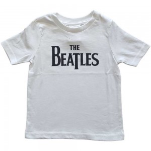 The Beatles Kids Toddler T-Shirt: Drop T Logo (White) (18 Months)