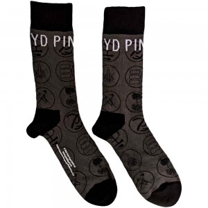 Pink Floyd Unisex Ankle Socks: Later Years (Charcoal Grey) (UK Size 7 - 11)