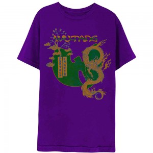 Wu-Tang Clan Unisex T-Shirt: Dragon Bonsai (Purple) (Large)