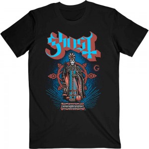 Ghost Unisex T-Shirt: Habemus Papam (Black) (X-Large)