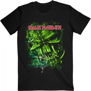 Iron Maiden Unisex T-Shirt: Final Frontier Green (Black) (X-Large)