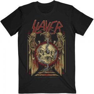 Slayer Unisex T-Shirt: Eagle & Serpent (Black) (Small)