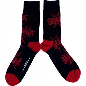 Slipknot Unisex Ankle Socks: Logo & Nonagram (Black) (UK Size 7 - 11)