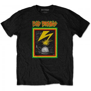 Bad Brains Unisex T-Shirt: Capitol Strike (Black) (Large)