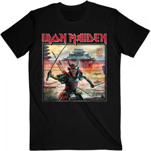 Iron Maiden Unisex T-Shirt: Senjutsu Album Palace Keyline Square (Black) (X-Large)