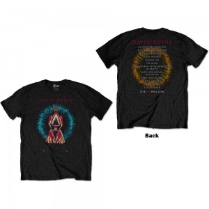 David Bowie Unisex T-Shirt: LiveandWell.com (Black) (Back Print) (XX-Large)