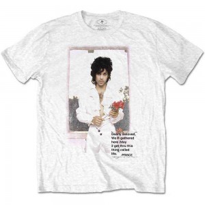 Prince Unisex T-Shirt: Beautiful Photo (White) (Large)