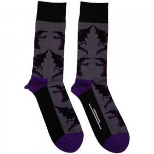 Black Sabbath Unisex Ankle Socks: Demons (Black) (UK Size 7 - 11)