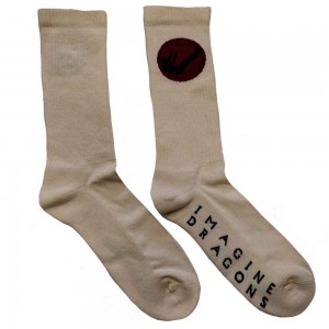 Imagine Dragons Unisex Terry Socks: Mercury (Natural) (UK Size 7 - 11)