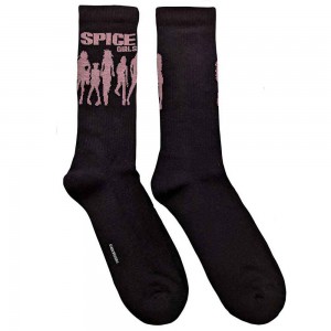 The Spice Girls Unisex Terry Socks: Silhouette (Black) (UK Size 7 - 11)