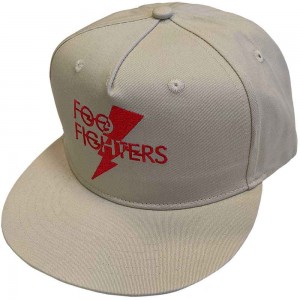 Foo Fighters Unisex Snapback Cap: Flash Logo (Sand)
