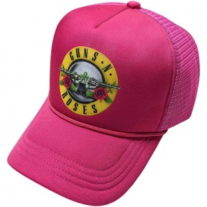 Guns N´ Roses Unisex Mesh Back Cap: Classic Logo (Pink)