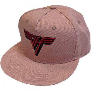 Van Halen Unisex Snapback Cap: Classic Red Logo (Pink)