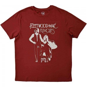 Fleetwood Mac Unisex T-Shirt: Rumours (Red) (Medium)