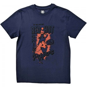 Red Hot Chili Peppers Unisex T-Shirt: In The Flesh (Navy Blue) (XX-Large)