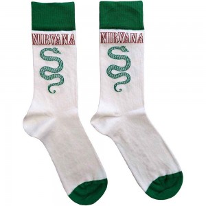 Nirvana Unisex Ankle Socks: Serve The Servants (White) (UK Size 7 - 11)
