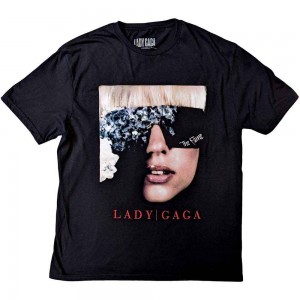 Lady Gaga Unisex T-Shirt: The Fame Photo (Black) (XX-Large)