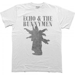 Echo & The Bunnymen Unisex T-Shirt: Silhouettes (White) (X-Large)