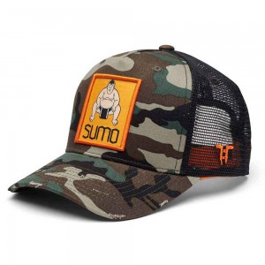 Tokyo Time Kids Mesh Back Cap: Sumo (Camouflage)